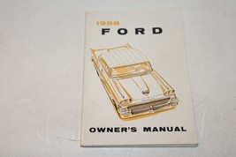 Vintage 1958 Ford Owner&#39;s Manual Fairlane FoMoCo 3692-58 Ephemera - £10.10 GBP