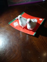 Set Of 2 Dove Ornaments Christmas decor - €9,48 EUR