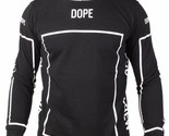 Dope Couture Bianco Nero Bougie Girocollo Pista Pullover con Cappuccio F... - $56.15