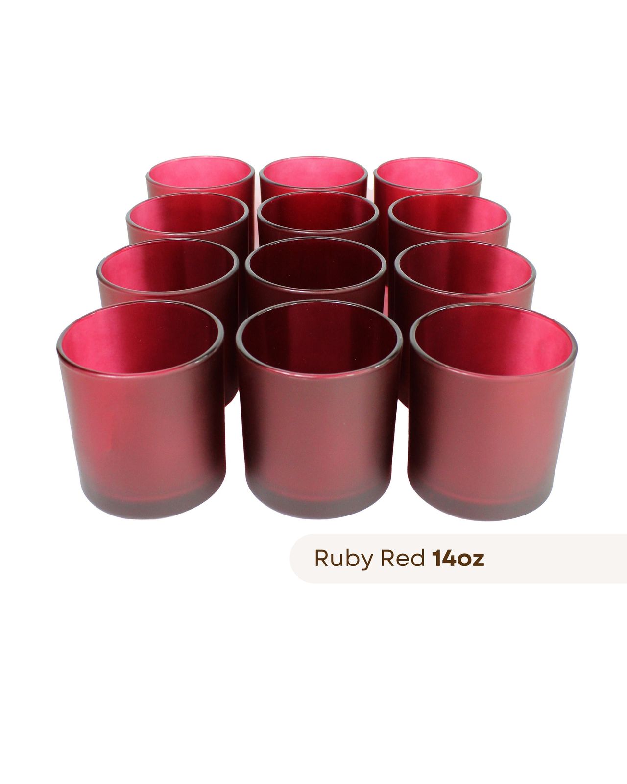 14 oz. Havana Ruby Glass Kit - Candle Making Glass (12pk) Item image 3