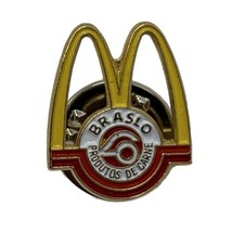McDonald’s Braslo Corporate Partnership Employee Crew Enamel Lapel Hat Pin - £4.74 GBP