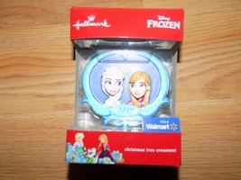 Hallmark Disney Frozen 2017 Christmas Tree Holiday Ornament Anna &amp; Elsa New - £10.99 GBP