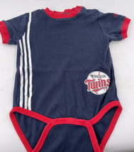 Baby Minnesota Twins adidas Vintage Outfit Onezee 18 Months Blue Red Striped EUC - £10.34 GBP