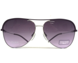 Cole Haan Sunglasses CH7067 505 Purple Silver Aviators with purple Lenses - $65.36