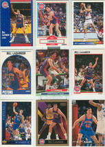 Bill Laimbeer Detroit Pistons , 9 Basketball Cards ! - £1.54 GBP
