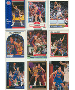 BILL LAIMBEER  DETROIT  PISTONS , 9 BASKETBALL CARDS   ! - $36.72 MXN
