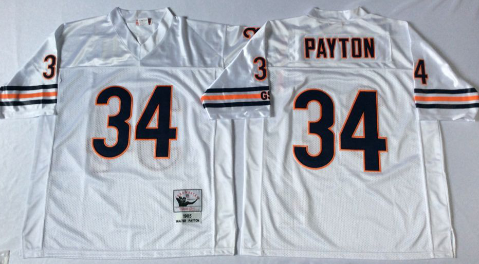 #34 Walter Payton White Jersey - $45.00