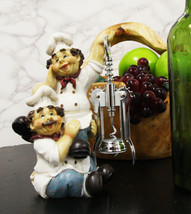 Acrobatic Twin Baker Chefs Novelty Corkscrew Wine Bottle Cork Opener And Holder - £25.97 GBP