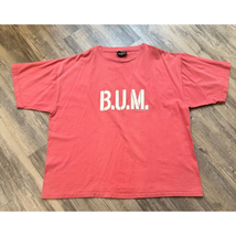 Vtg 90s BUM B.U.M. Equipment T-shirt Men’s Size Medium 1992 Raised Print... - £17.01 GBP