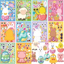 50 Sheets Easter Stickers For Kids Make Your Own Bunny Stickers For Todd... - £19.82 GBP