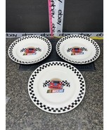 Gibson NASCAR Large 11 1/4” Dinner Plates 2002 Lot Of 3 Unused - £22.71 GBP