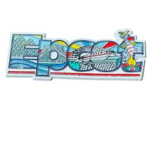 Vintage Disney EPCOT Figment Monorail Spaceship Earth Imagination Magnet - $15.87