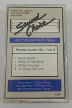 Karaoke Female Country Hits Vol 8 Cassette Tape 1990 Sound Choice  - £7.58 GBP