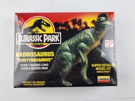 Lindberg Jurassic Park Hadrosaurus Corythosaurus Plastic Model Kit New Sealed 7" - $18.21