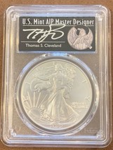 2022- American Silver Eagle- PCGS- MS70- FDOI-Thomas Cleveland Eagle Label - £100.22 GBP