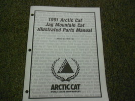 1991 Arctic Cat Jag Mountain Chat Illustré Service Parties Catalogue Man... - $24.95