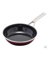 Merten &amp; Storck Frying Pan Dark Red 8&quot; Steel Core Enameled Oven Broiler ... - $95.71 CAD