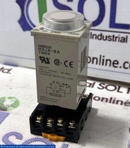 Omron H3JA-8A Solid-State Timer Relay 0-30 Second 240VAC W/ PF083A Socket - $119.00