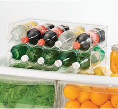 Plastic Free-Standing Water Bottle and Wine Rack Storage Organizer - Clear - £44.90 GBP