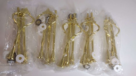 5 Pack Crown 3 Tier Cake Cupcake Plate Stand Handle Hardware Fitting Holder - $23.01