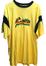 Jamaica Yellow Jamaican Authentic Black Trees Palm Embroidered T-Shirt 4XL - $25.04