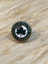 City of NewYork Parks and Recreation Lapel Pin Pinback Estate Jewelry Fi... - £11.68 GBP