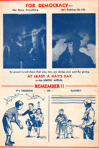 Allentown Lehigh Pennsylvania War Relief USO Blue Star WWII Poster Lot - £32.04 GBP