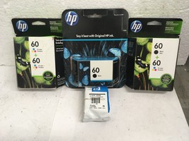 HP Ink 60 + 60xl LOT of 4 packs exp. - £14.32 GBP