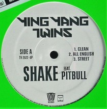Ying Yang Twins / Pitbill &quot;Shake&quot; 2005 Vinyl 12&quot; Single Promo 5 Mixes *Sealed* - £10.95 GBP