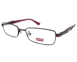 Levi&#39;s Eyeglasses Frames LS2524 A008 Purple Rectangular Full Rim 53-18-135 - £36.81 GBP