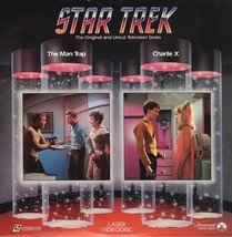 Star Trek Man Trap / Charlie X Laserdisc Rare - £10.35 GBP