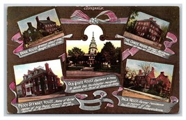 Multiview Colonial Buildings Annapolis Maryland MD UNP DB Postcard Y1 - £4.70 GBP