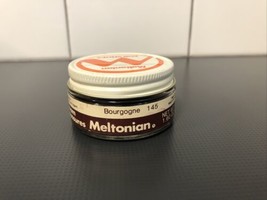 Meltonian Shoe Cream Polish Burgundy #145 Full Jar - £15.63 GBP
