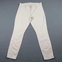 GAP 1969 Authentic True Skinny Engineered White Jeans Size 33R - £13.10 GBP