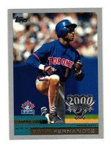 2000 Topps Opening Day #97 Tony Fernandez Toronto Blue Jays - $3.00