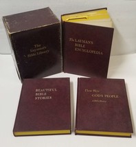 3 Bible Hardback Encyclopedia Stories Christian History God&#39;s People Volume Set - £15.03 GBP
