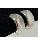 Solid Sterling Silver Clip-On Earrings, Mexico - $28.49