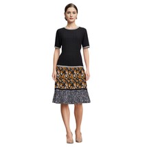 Cato Vintage Flounce Graphic Print Skirt Size XS - $463.54 MXN