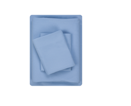 Mainstays ~ Twin Size Sheet Set ~ Blue Jay ~ Solid ~ Microfiber - $49.03 CAD