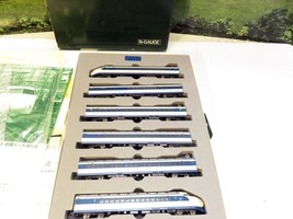 KATO N SCALE TRAINS 10-136 &#39;SHINKANSEN&#39; BULLET TRAIN PASSENGER SET- LN B... - $4,146.79 MXN