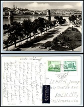 RPPC PHOTO Postcard -Hungary, Budapest, Dunaparti Reszlet B29 - $3.95
