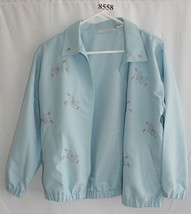 KENETH TOO BLUE SIZE PL JACKET WITH BUTTERFLIES #8558 - $12.59