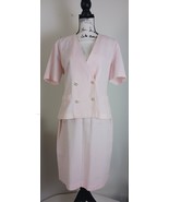 Reina Industries A Statement In Dressing Vintage Blazer And Skirt Set Wo... - $504.96 MXN