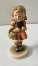 Vintage Hummel Figurine # 81 2/0 &quot;School Girl&quot;  TMK-2  (1950-1955) Full Bee - $34.75