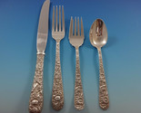 Repousse by Kirk Sterling Silver Flatware Set For 8 Service 32 Pieces - $1,737.45