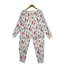 Disney Winnie The Pooh Pajama Set Womens Large White Christmas Holiday V... - $463.80 MXN