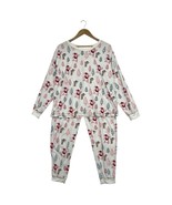Disney Winnie The Pooh Pajama Set Womens Large White Christmas Holiday V... - $455.40 MXN