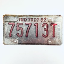 1992 United States Indiana Brown County Truck License Plate 75713T - $11.87