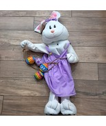 Gemmy Easter Bunny rabbit plush porch greeter motion activated FOR PARTS... - $70.13 CAD
