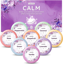 Calmnfiz Shower Steamers Aromatherapy 8 Pcs - Scented Bath Bombs with Essential  - £12.75 GBP